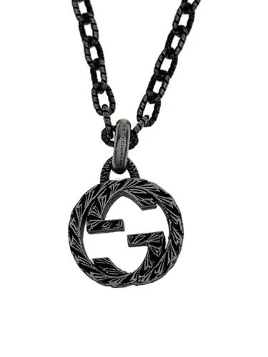 GUCCI SV925 Collana in argento con top da uomo usata