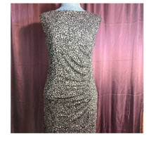 Ann Taylor Loft Leopard Print Dress Sz S NWT Closet98