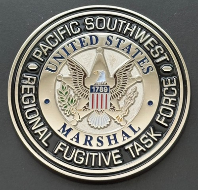 #ad #ad US Marshall Pacific Southwest Fugitive Task Force Challenge Coin Medal Token $37.55