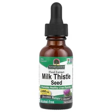 Milk Thistle Seed, Fluid Extract, Alcohol-Free, 2,000 mg, 1 fl oz (30 ml)