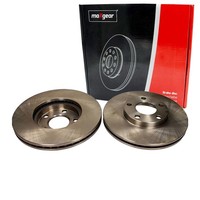 2X Maxgear Bremsschebeiben 282Mm InnenbelÜFtet Vorne Passend FÜR VW Passat