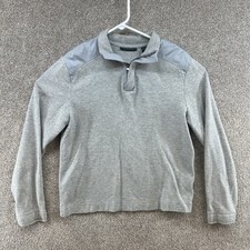 Perry Ellis Men's Sweater Size Small Gray Long Sleeve Collared