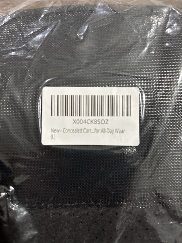 Funda para pistola banda para el vientre negra 45 pulgadas cierre de gancho y bucle nueva Foto 2 de 4