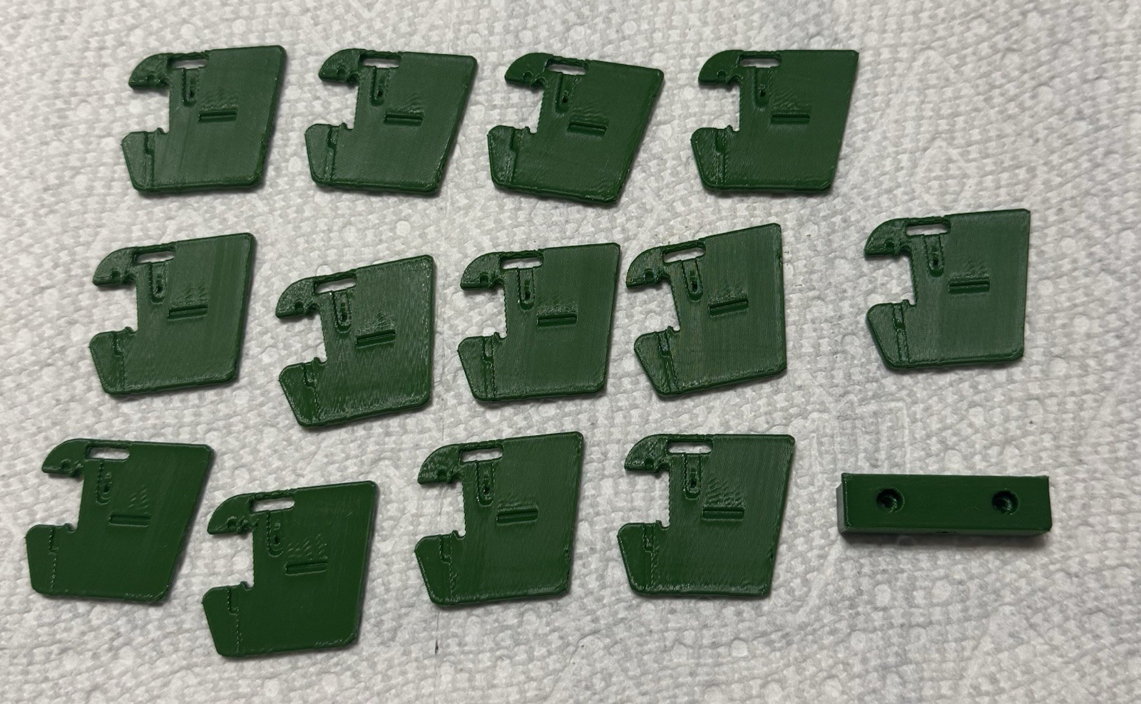 John Deere Custom Precision Detailed 3D printed front  weights And Bracket