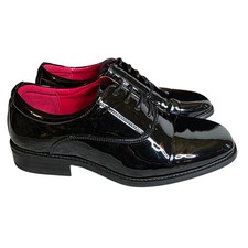 Bruno Marc Boys faux patent leather oxford dress shoes Ceremony Shoes Size 6.5