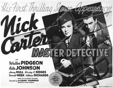 8408-36 Walter Pidgeon, Rita Johnson film Nick Carter Master Detective 8408-36
