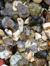 RAW CLEANED TUMBLING/JEWELRY MAKING ROCKS FROM OREGON COAST