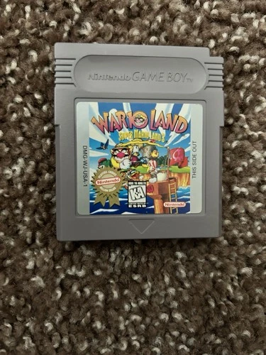 Super Mario Land 3 Wario Land Game Boy 1994 Cartridge, Tested and Working