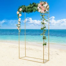 Gold Iron Flower Stand Wedding Arch Background Decoration Vase Stand Rack