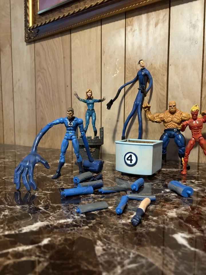 Lote Marvel Legends Toybiz Hasbro Fantastic Four Foto 3 de 4