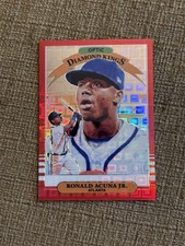 2019 Donruss Optic Diamond Kings RED Pandora Prizm /99 Ronald Acuna Jr