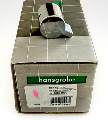 hansgrohe Thermostatic Lever Faucet Handle, Chrome, Wall Mounted 93331000