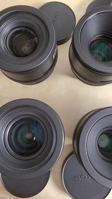 SONY SCL-PK6/M CINEALTA Prime Lens Kit 20/25/35/50/85/135mm T2.0