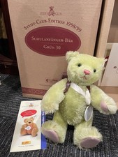 Steiff School Starter Light Green Mohair Bear 1998 Club Bear NLHB