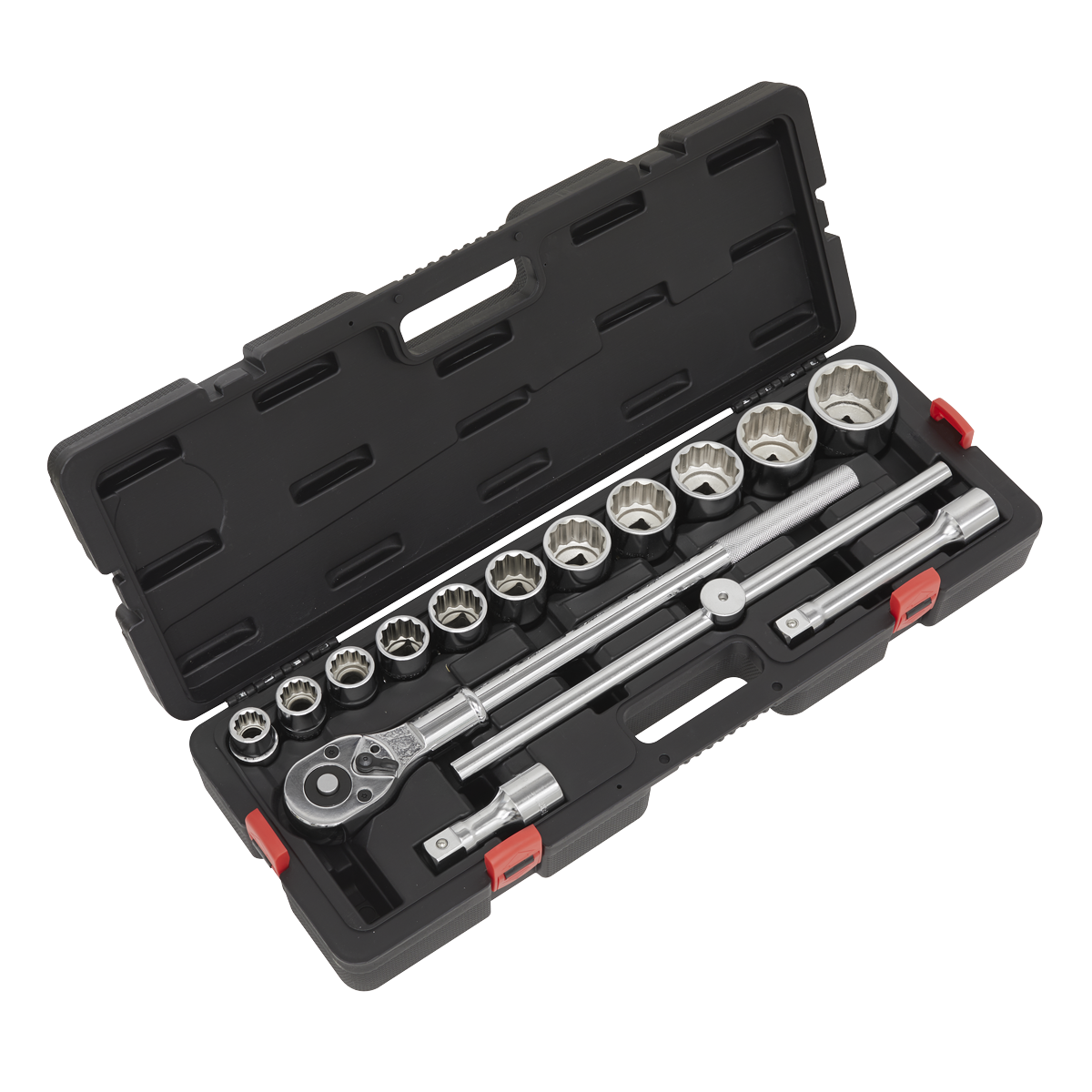 Socket Set 3/4""Sq Drive 12-point WallDrive® 15pc Metric