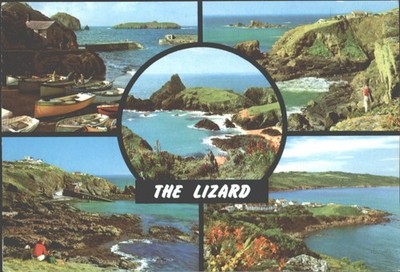 Vintage John Hinde Postkarte The Lizard Cornwall UK 1984 Küstenansichten