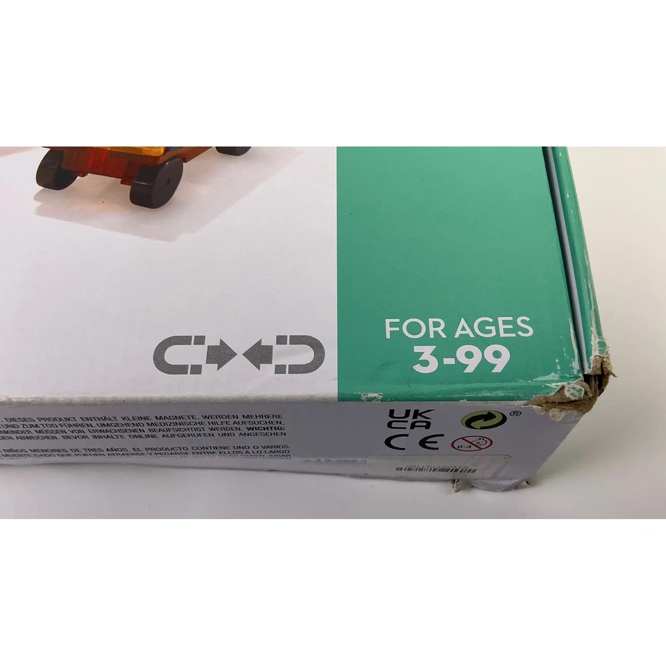 Magna Tiles Metropolis 110 Piezas Conjunto Bloques de Construcción Magnéticos Juguete Educativo Foto 3 de 4