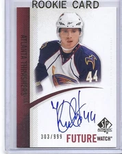 2010-11 UPPER DECK SP AUTHENTIC ARTURS KULDA RC UD AUTO ROOKIE SP /999 #306