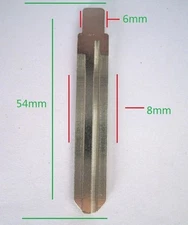 Uncut Key Blank Blade For Toyota Camry Corolla Rav4 Remote Ignition Replacement