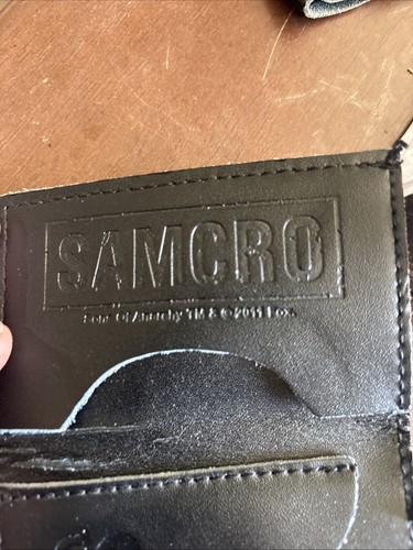 Sons Of Anarchy Biker Wallet W/ Chain & Maista Opie MC - Picture 12 of 24