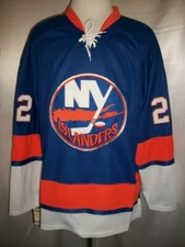 Mike Bossy New York Islanders Blue & White "1973-77 Throwback" CCM NHL Jersey