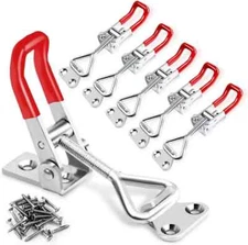 6 Pack Toggle Latch, Clamp 4001 Adjustable Latch, Smoker Clamps Heavy Duty Latch