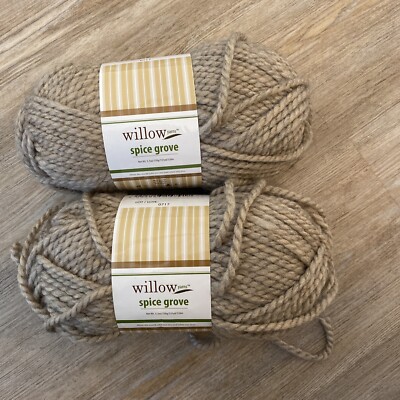 Willow Yarns Spice Grove ~ Coriander ~ TWO Skeins ~ 5.3oz 131Yds EACH