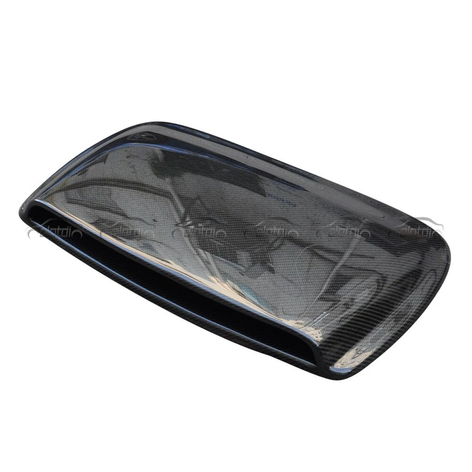 For Subaru Impreza 1997-2000 Front Bonnet Hood Air Flow Intake Vent Carbon Fiber - Imagem 3 de 4
