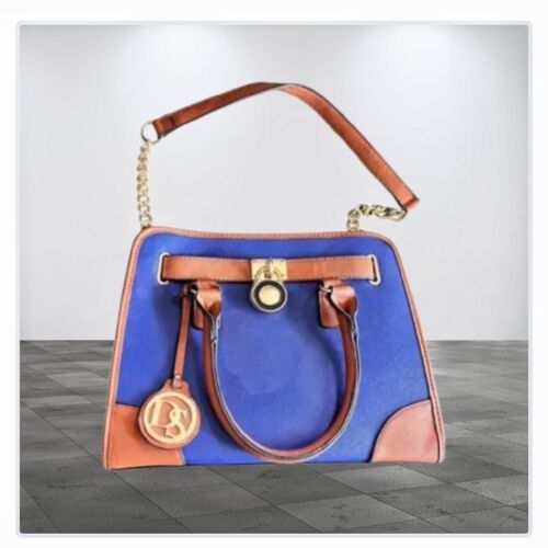 👜Dasein Women Handbag Top Handle Satchel Purse Shoulder Bag Hobo Blue Work,LKNW - Picture 1 of 24