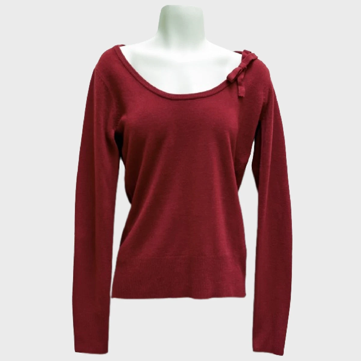 PIAZZA ITALIA Women's Dark Cranberry Sweater