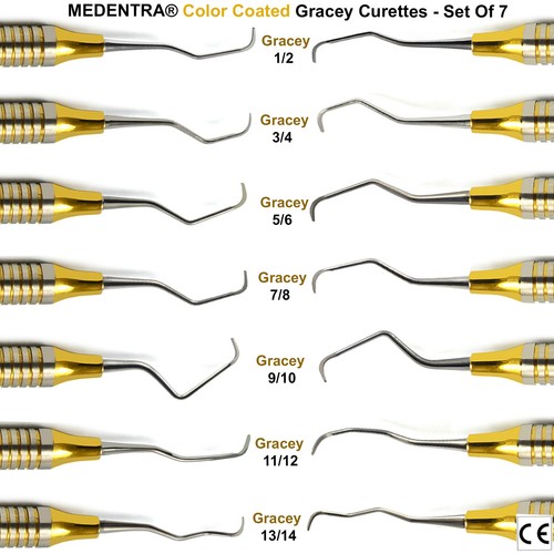 Periodontal Gracey Curettes Root Scaling Subgingival Scaler Sickle