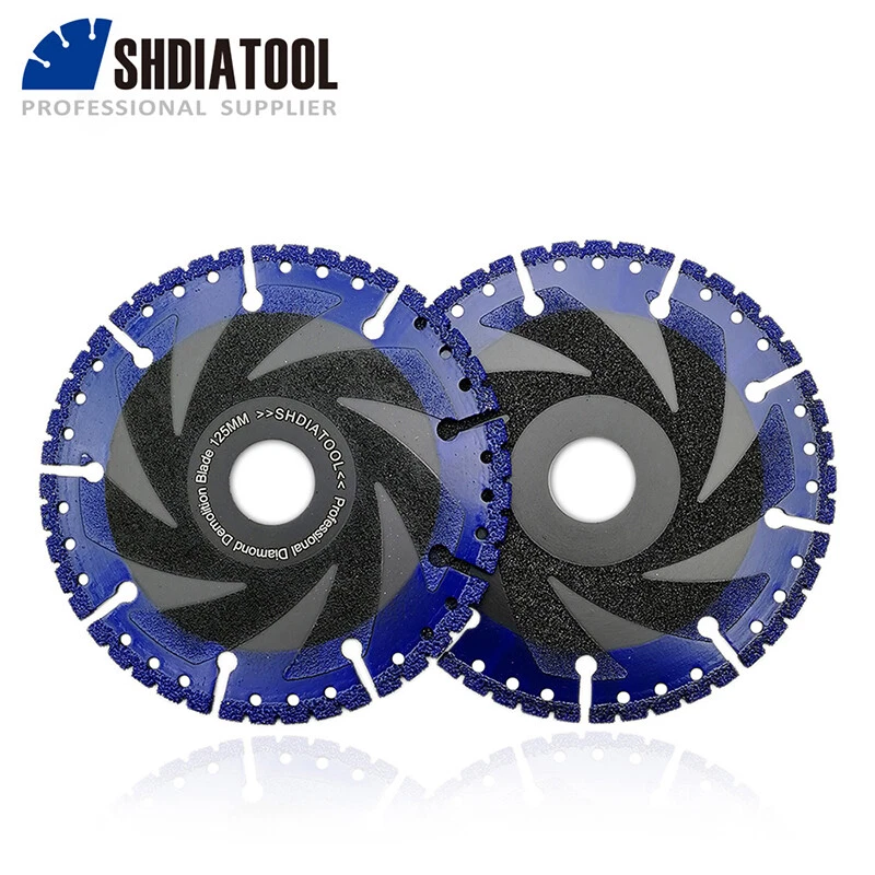 SHDIATOOL 2Stk.125mm Diamant Trennscheibe für Allzweck-Sägeblatt Schneiden Winkel Eisen