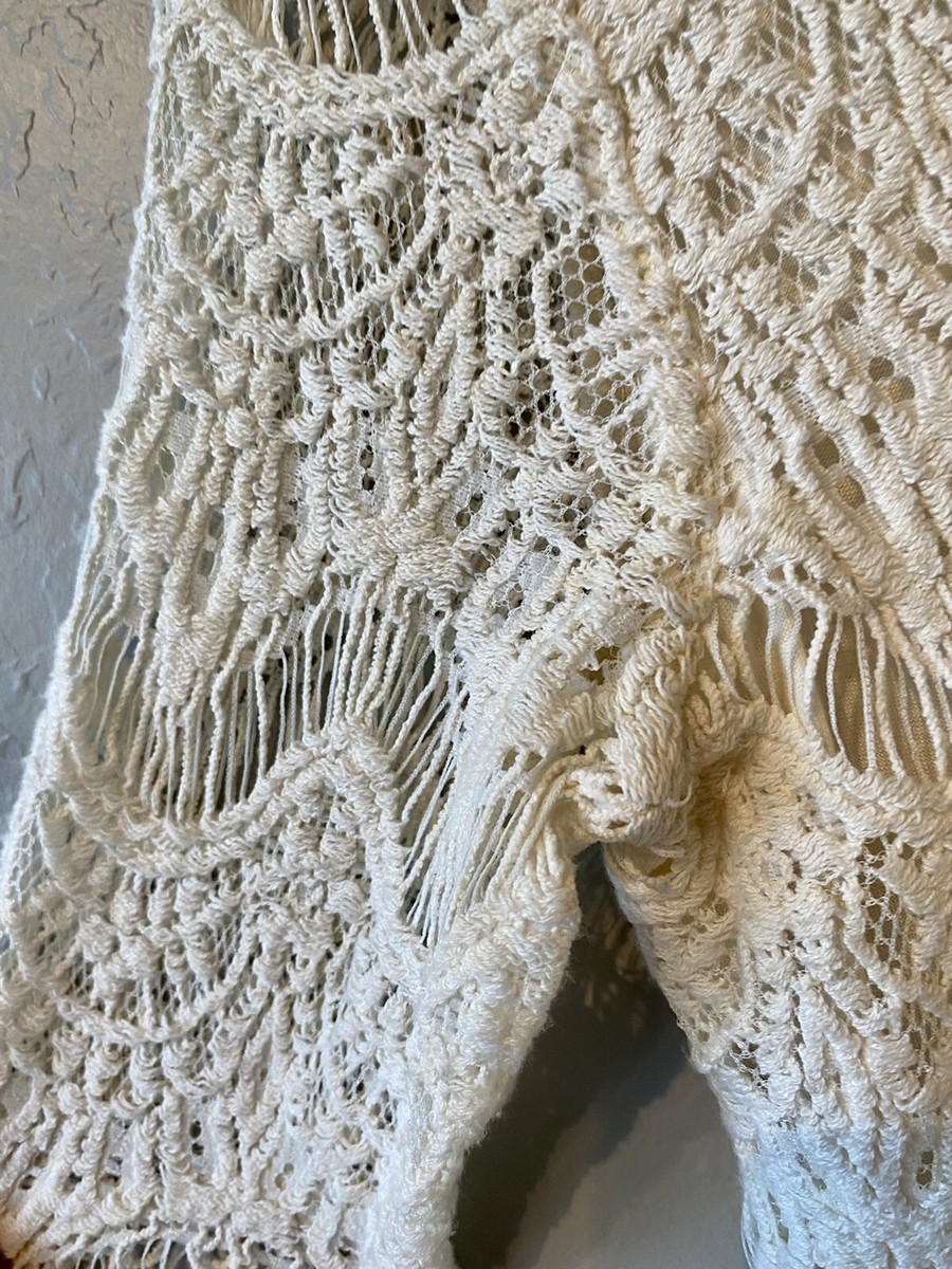 Pins & Needles Women's White Lace Dress Small Urban Outfitters Bridal  Crochet | eBay