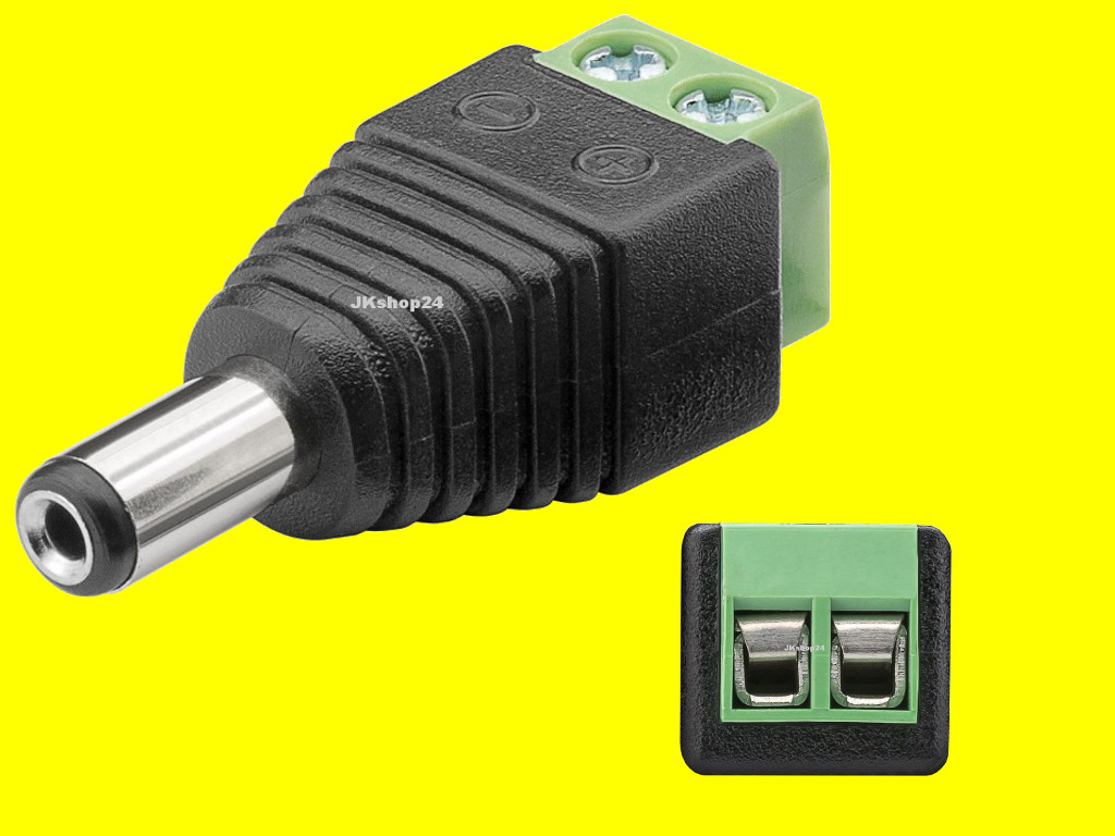 10 X 12V DC Koppler 5,5x2,1 Mm – Verlängerungskabel Für Kameras, Franz. Marke Adaptout