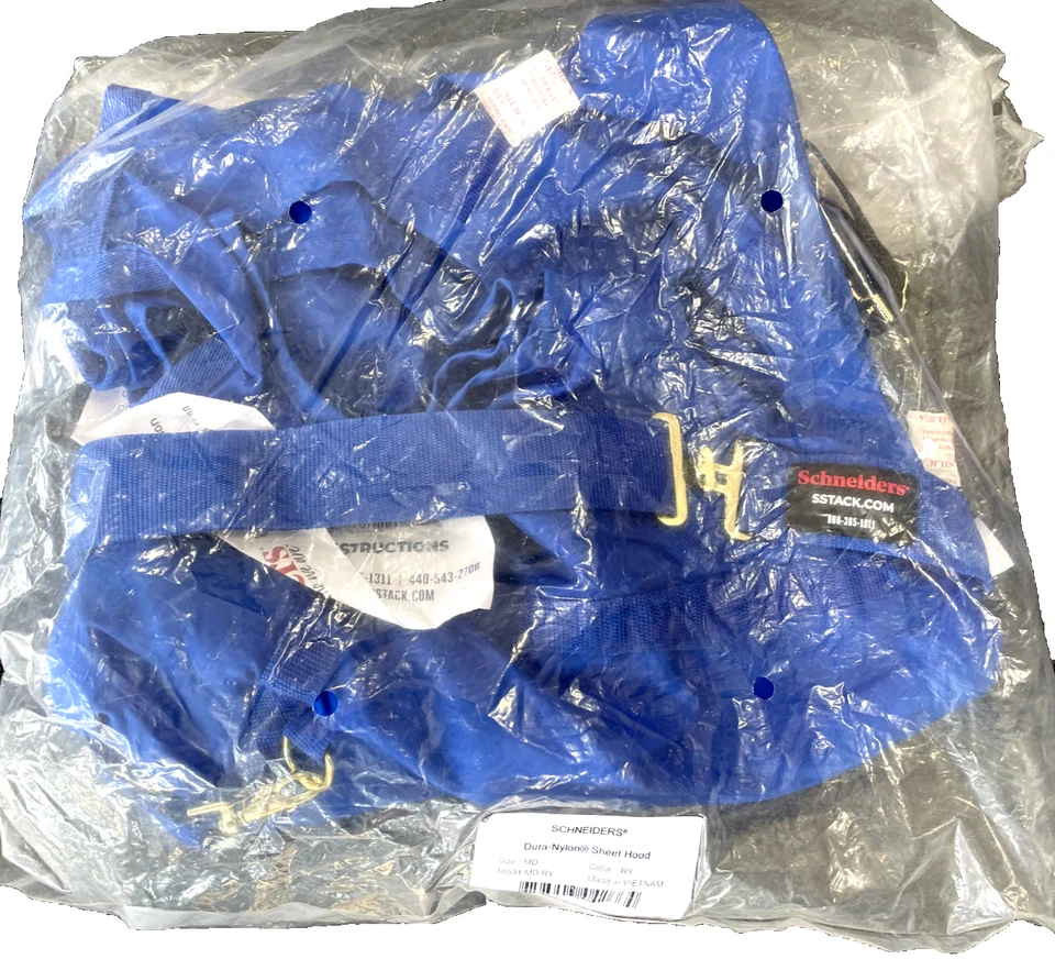 Capuz Schneiders Dura-Nylon Respirável Folha de Cavalo TAMANHO MÉDIO AZUL - Imagem 2 de 3