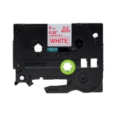 Label Tape Compatible With Brother Red on white TZ222 PT- E550WVP H100 H101