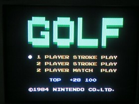 Golf (NES, 1985) By Nintendo (Cartridge Only) NTSC