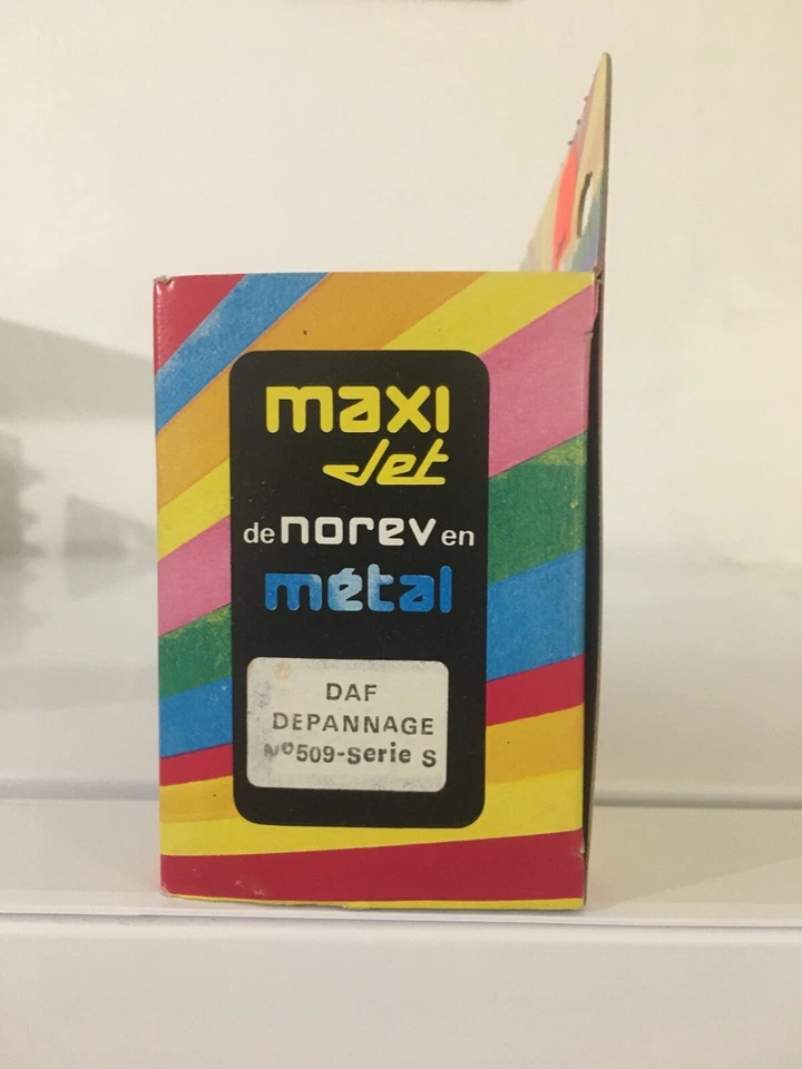 NOREV ANCIEN MAXI JET EN MÉTAL 1/43 DAF DÉPANNAGE N°509 - SÉRIE S + BOÎTE - NEUF - Photo 3/4