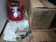 Mini Multi Functional Automatic Noodle Machine 260W Color Red Model Q6S Open Box
