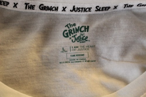 Justice Girls The Grinch Long Sleeve Top Set w/ Wide Leg Pants Size L (12/14) - Picture 5 of 8