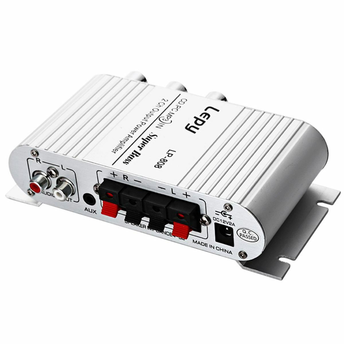 Lepy LP-808 Mini Power HiFi Stereo Car Motor Bike Amplifier