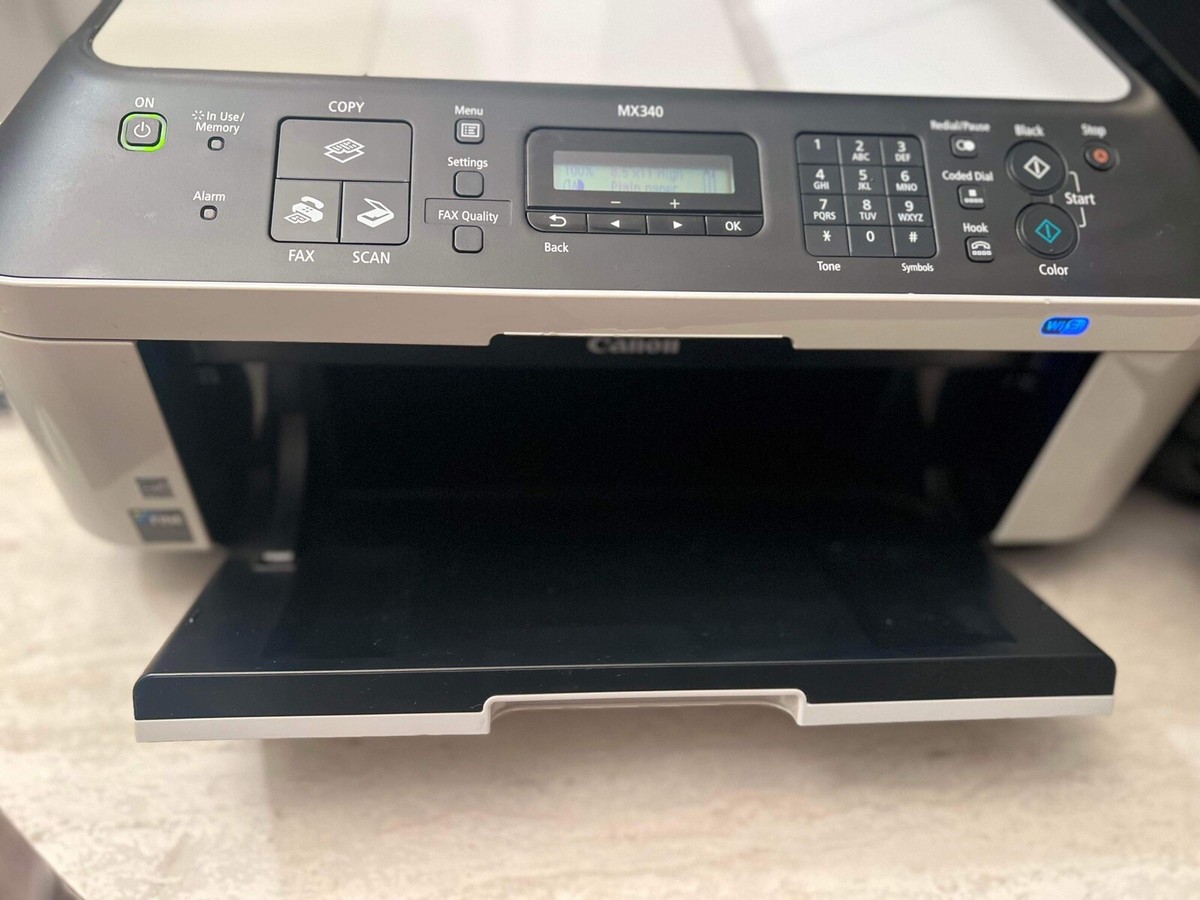 Wireless Network Canon Mx340 Printer Wifi Setup Canon MX340 Fax