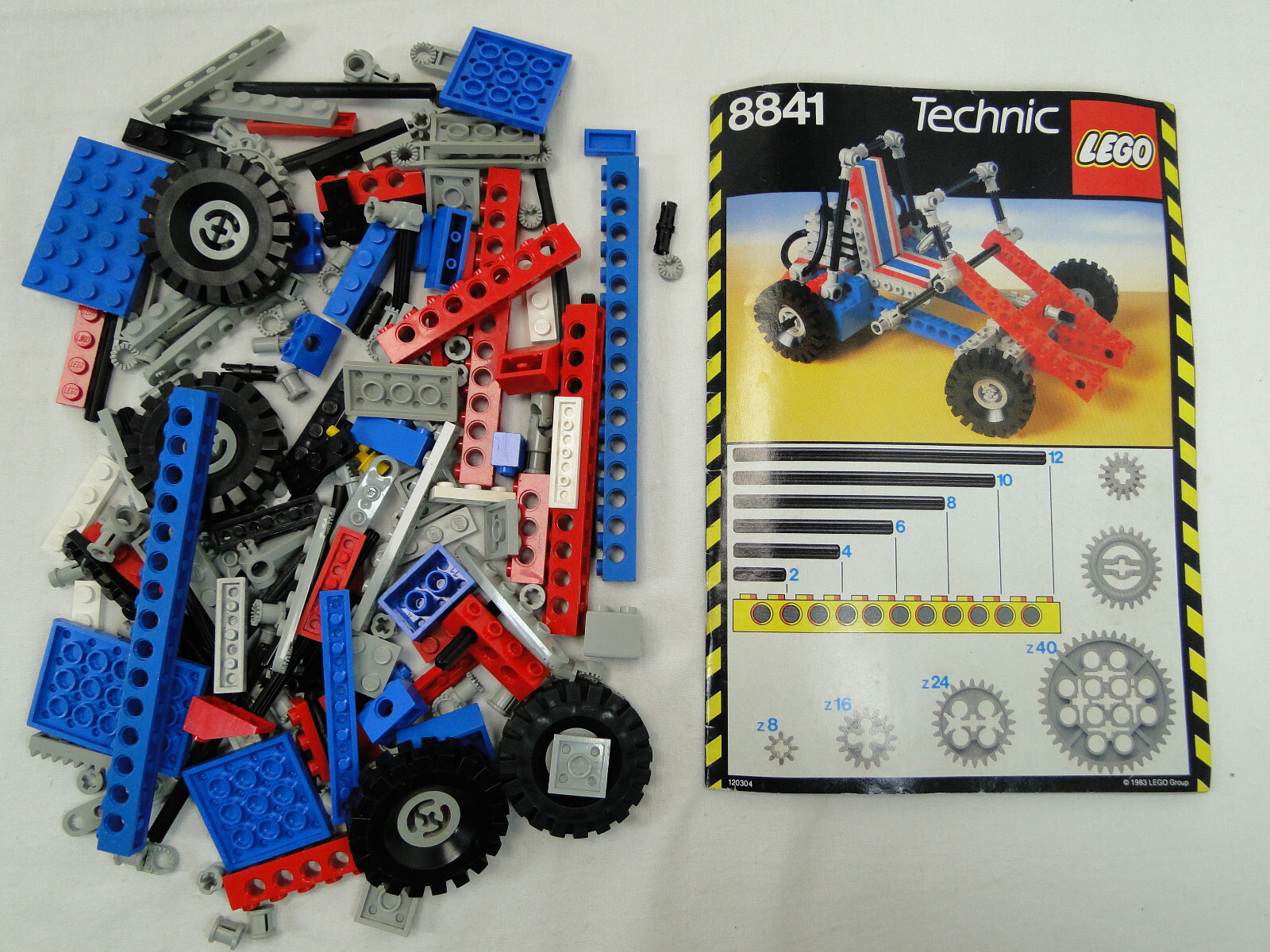 Lego Technic 8841 Dune Buggy Complete With Instructions OBA