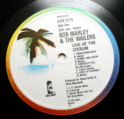 BOB MARLEY THE WAILERS Live! at The Lyceum reggae UK 1986 Island