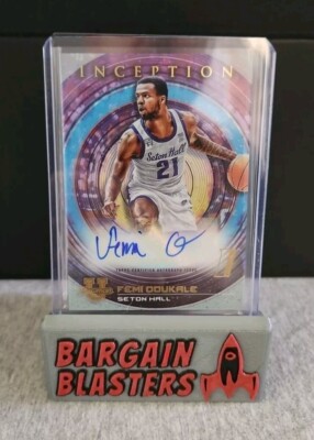  Femi Odukale Autograph Seton Hall/New Mexico State Future NBA Star 