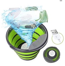 10L Foldable Washer Portable Washing Machine Mini Washer Spin Dryer Small Travel