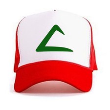 YOUTH SIZE POKEMON HAT ASH KETCHUM TRUCKER HAT FOR KIDS HALLOWEEN COSTUME