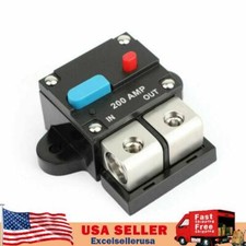 200A AMP Car Audio Marine Automatic Circuit Breaker Reset Fuse Insurance Block