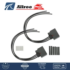 For Jeep Wrangler JK 2007-2018 2X Front Turn Signal Light Connector Plug Harness