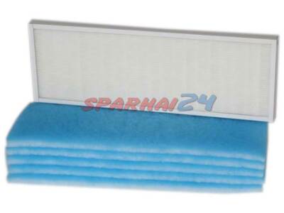 Filter-Set G4 Für WOLF CWL 300 B/400 B – 50 Filtermatten, 500x238 Mm, Blau/weiß